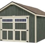 Dover 12×16 Wood Storage Garage Shed Kit – ALL Pre-Cut Floor Included