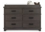 Asher 6 Drawer Dresser with Changing Top - Image 10