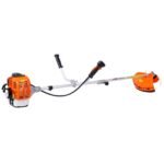 3-in-1 Blower, String Trimmer & 10" Brush Cutter with Rubber Handle and Shoulder Strap