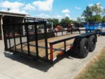 2025 7x16 Carry-On HD Landscape Trailer – 10K GVWR, Electric Brakes, Wood Floor - Image 2