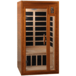 Dynamic Sauna  Barcelona 1-2-person Low EMF (Under 8MG) FAR Infrared Sauna (Canadian Hemlock) - Image 3