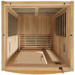Dynamic Sauna  Barcelona 1-2-person Low EMF (Under 8MG) FAR Infrared Sauna (Canadian Hemlock) - Image 5
