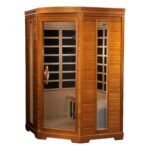 Dynamic Sauna  Heming 2-person Corner Low EMF (Under 8MG) FAR Infrared Sauna (Canadian Hemlock) - Image 5