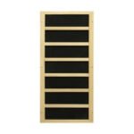 Dynamic Sauna  Heming 2-person Corner Low EMF (Under 8MG) FAR Infrared Sauna (Canadian Hemlock)