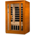 Dynamic Sauna  San Marino 2-person Low EMF (Under 8MG) FAR Infrared Sauna (Canadian Hemlock) - Image 3