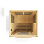 Dynamic Sauna  San Marino 2-person Low EMF (Under 8MG) FAR Infrared Sauna (Canadian Hemlock) - Image 5