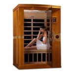 Dynamic Sauna  Venice 2-person Low EMF (Under 8MG) FAR Infrared Sauna (Canadian Hemlock) - Image 4
