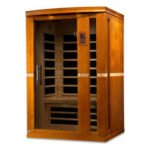 Dynamic Sauna  Vittoria 2-person Low EMF (Under 8MG) FAR Infrared Sauna (Canadian Hemlock) - Image 3