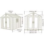Lifetime 8 ft. x 10 ft. Outdoor Storage Shed – 60056 - Image 2