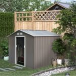 Large Outdoor Garden Storage Shed with Lockable Double Doors - Image 6