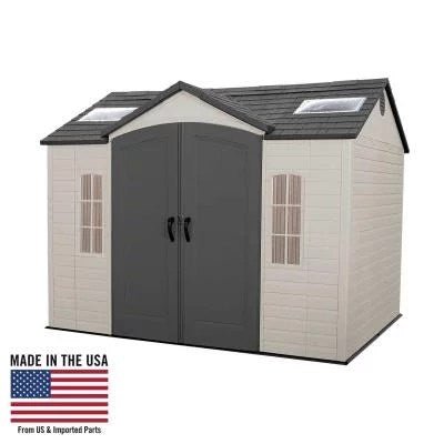 f8e449cb-895e-4e89-9d38-426c9151dd67-1 LIFETIME 10 FT. X 8 FT. OUTDOOR STORAGE SHED INSTALLATION INCLUDED - Image 1