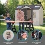 LIFETIME 10 FT. X 8 FT. OUTDOOR STORAGE SHED INSTALLATION INCLUDED - Image 7