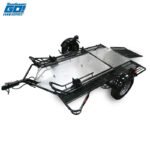 Go! Series Dual Rail Ride-Up Folding Motorcycle Trailer Discounted - Image 11