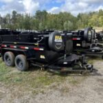 9,990# GVWR Ultra Low Pro 10′ Dump Trailer w/ Contractor Package
