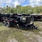 9,990# GVWR Ultra Low Pro 12′ Dump Trailer w/ Contractor Package