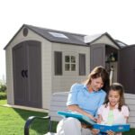 Lifetime 15′ x 8′ Dual-Entry Outdoor Storage Shed - Image 6