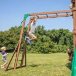 Backyard Discovery Skyfort II Cedar Swing Set/PlaySet - Image 6
