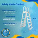 Blue Wave Affinity 24-ft Round 52-in Deep 7-in Top Rail Resin Swimming Pool Package - Image 5