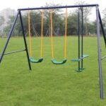 Durable Metal Swing Set with Glider – Perfect Outdoor Play for Kids