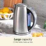 Cuisinart PerfecTemp 1.7-Liter Electric Kettle, Cordless, 1500W Fast Heat-Up, 6 Preset Temperatures, 30-Minute Keep Warm, Stay-Cool Non-Slip Handle, CPK-17P1 - Image 4