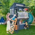 Kids Kidkraft Cozy Escape Playhouse In Navy Installation Included - Image 4