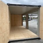 20′ new build, with two large awnings in the side wall, custom paint job, insulated ceiling, power and plywood lining. - Image 4