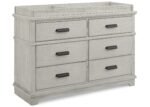 Asher 6 Drawer Dresser with Changing Top - Image 6