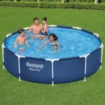 Bestway Steel Pro 10’x30″ Round Above Ground Swimming Pool Set with Filter Pump - Image 3