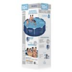 Bestway Steel Pro 10’x30″ Round Above Ground Swimming Pool Set with Filter Pump - Image 2