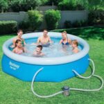 Bestway 10′ x 30″ Fast Set Inflatable Above Ground Swimming Pool w/ Filter Pump - Image 5