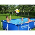 Bestway Steel Pro 13′ x 7′ x 32″ Rectangular Above Ground Outdoor Swimming Pool