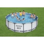 Bestway Steel Pro MAX 15’x48″ Round Above Ground Swimming Pool with Pump & Cover - Image 5
