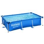 Bestway Steel Pro 8.5’x67″x24″ Rectangular Above Ground Outdoor Swimming Pool