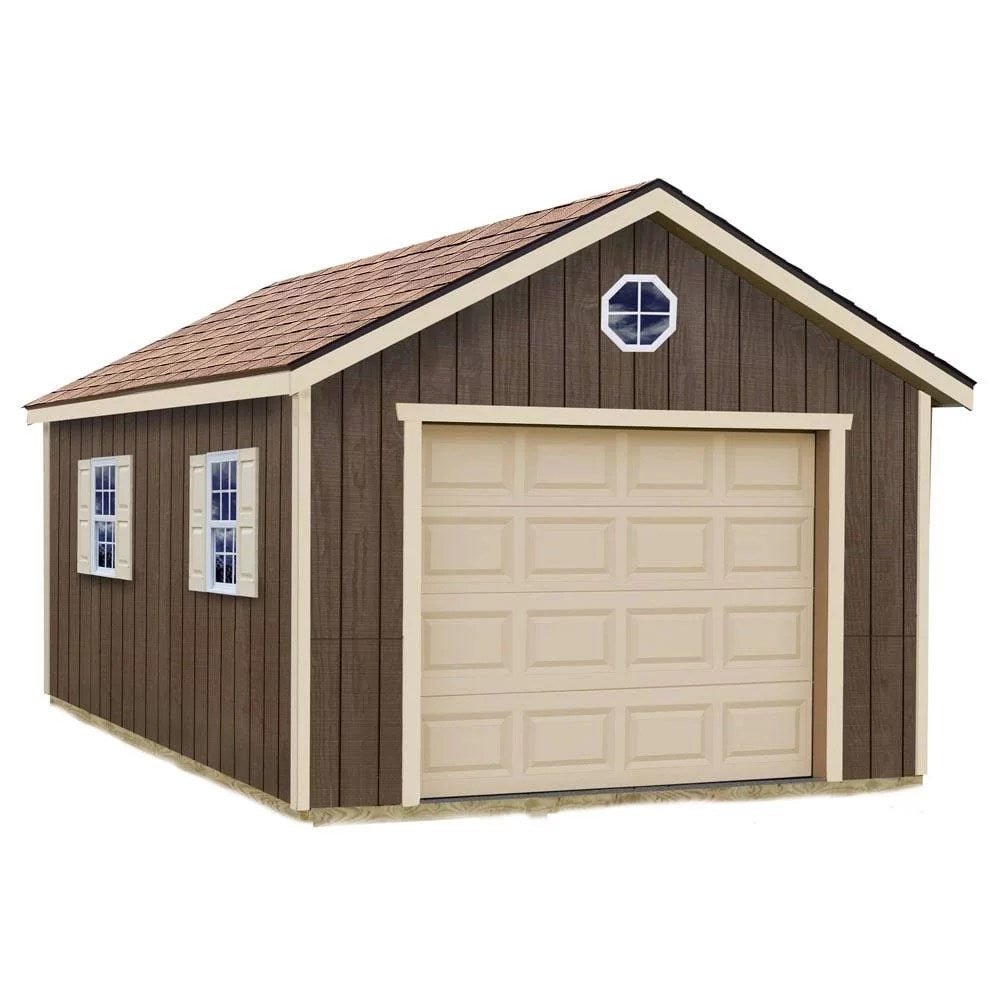 shopping-2023-05-16T182755.994-1 Best barns Sierra Without Floor 12-ft x 16-ft Wood Storage Shed | SIERRA1216 | Installation Included. - Image 1