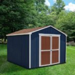 Handy Home Products Princeton 10 ft. x 10 ft. Wood Storage Shed