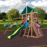 Backyard Discovery Mount McKinley All Cedar Wood Swing Set - Image 4
