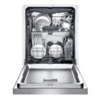 Bosch  300 Series 24 in. Stainless Steel Front Control Tall Tub Dishwasher with Stainless Steel Tub and 3rd Rack, 44dBA - Image 4