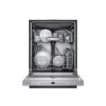 Bosch  500 Series 24 in. Stainless Steel Top Control Tall Tub Pocket Handle Dishwasher with Stainless Steel Tub, AutoAir, 44dBA - Image 3