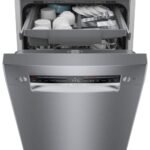 Bosch  800 Series 18 in. ADA Compact Front Control Dishwasher in Stainless Steel with Stainless Steel Tub and 3rd Rack, 44dBA - Image 4