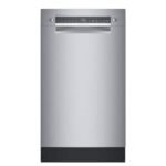 Bosch  800 Series 18 in. ADA Compact Front Control Dishwasher in Stainless Steel with Stainless Steel Tub and 3rd Rack, 44dBA