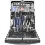 GE  Adora 24 in. Stainless Steel Top Control Built-In Tall Tub Dishwasher with Stainless Steel Tub, 3rd Rack, and 48 dBA - Image 4