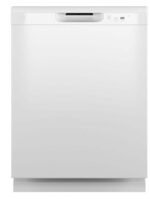 GE  24 in. White Front Control Built-In Tall Tub Dishwasher with 60dBA, ENERGY STAR