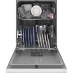 GE  24 in. White Front Control Built-In Tall Tub Dishwasher with 60dBA, ENERGY STAR - Image 4