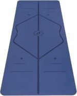 Liforme Original Yoga Mat – Free Yoga Bag Included - Patented Alignment System, Warrior-like Grip, Non-slip, Eco-friendly, sweat-resistant, long, wide, 4.2mm thick mat for comfort