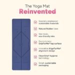 Liforme Original Yoga Mat – Free Yoga Bag Included - Patented Alignment System, Warrior-like Grip, Non-slip, Eco-friendly, sweat-resistant, long, wide, 4.2mm thick mat for comfort - Image 5
