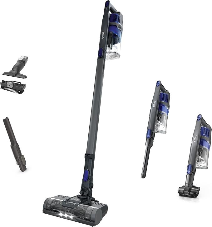 61U1ACMvrHL._AC_SX679_-1.jpg Shark | Pet Cordless Vacuum Cleaner | LED Headlights | Removable Handheld Vacuum for Pet Hair | Crevice Tool & Pet Multi-Tool Included | 40min Runtime | For Carpet & Hard Floors | Grey | IX141 - Image 1