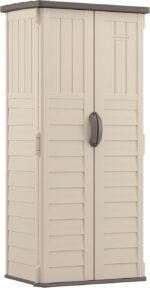 Suncast Vertical Outdoor Storage Shed with All-Weather Construction, Vanilla – Bild 6