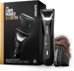 MANSCAPED® The Lawn Mower® 5.0 Ultra Groin & Body Hair Trimmer – Dual-Head SkinSafe® Trimmer & Foil Blades, Waterproof Wet/Dry Groomer, USB-C Rechargeable with Travel Case, Men’s Ball Shaver, Black