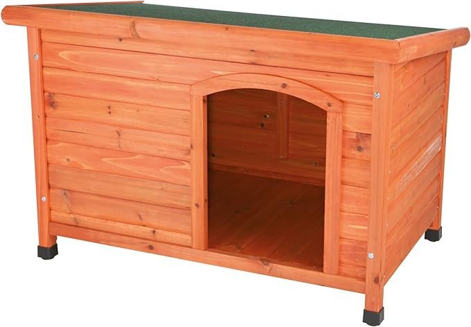 71f2xkZ5iyL._AC_SX679_-1.jpg TRIXIE Pet Products Dog Club House, Large,Glazed Pine,40.75x26.75x28.25 Inch (Pack of 1),39552 - Image 1