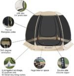 Alvantor Pop Up Screen House Gazebo with Mosquito Netting, Instant UV Resistant Sun Shelter for Patio & Backyard, Portable Canopy Tent for 2-10 Person – Bild 3